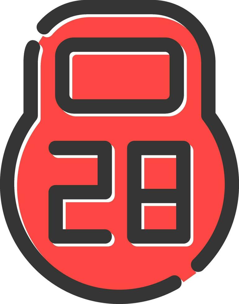 Kettlebell Creative Icon Design vector