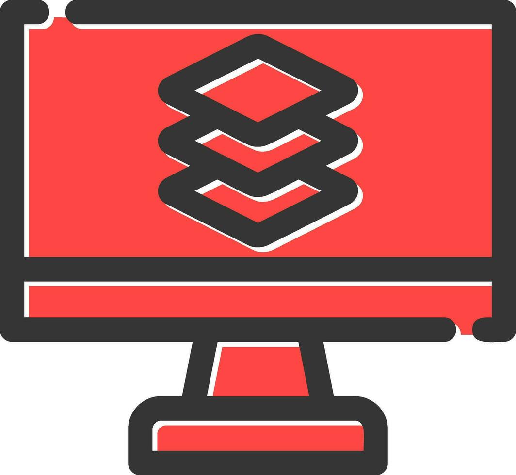 Layers Creative Icon Design vector