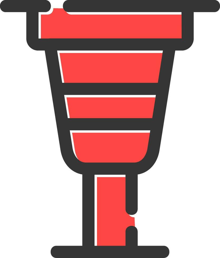 Peg Leg Creative Icon Design vector