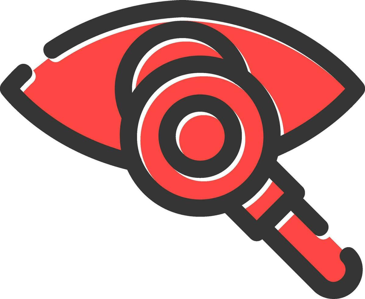 Eye Test Creative Icon Design vector