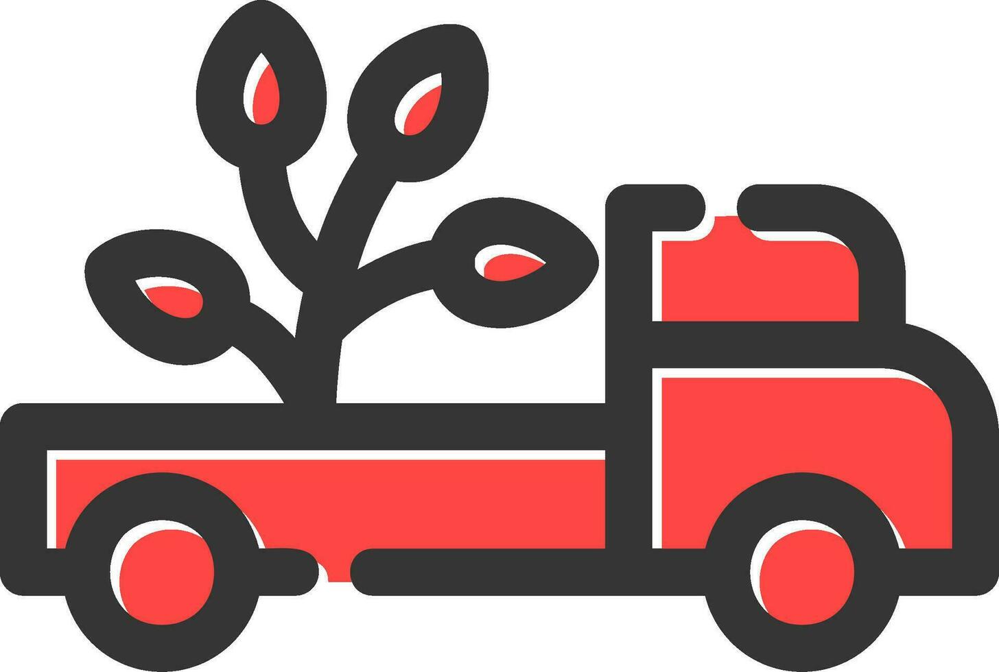 Delivery Truck Creative Icon Design vector