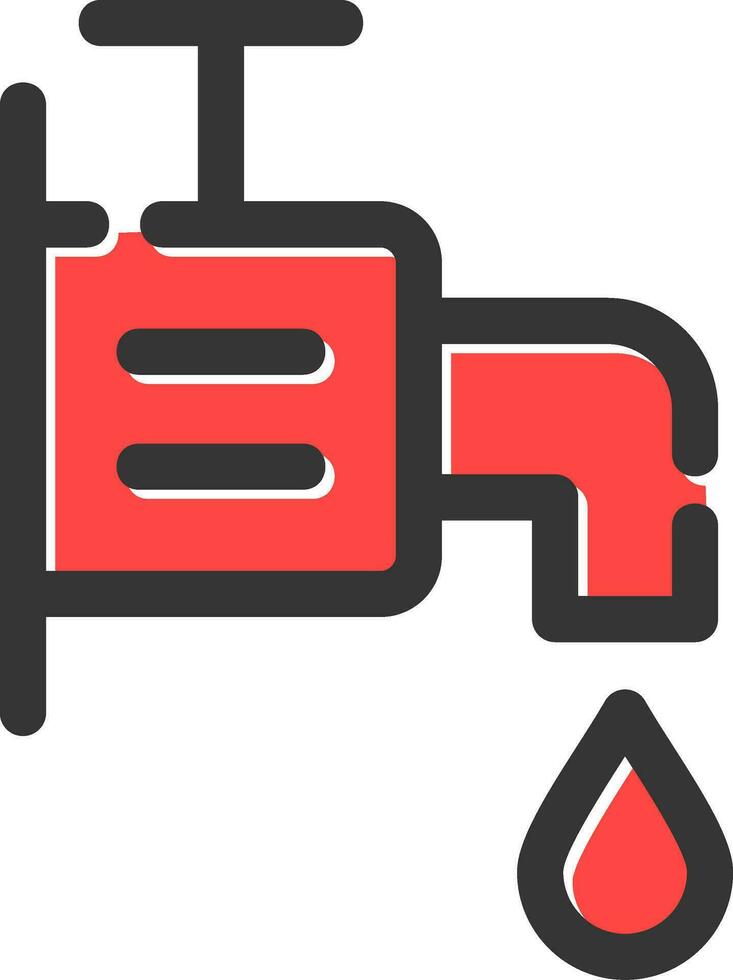 Faucet Creative Icon Design vector