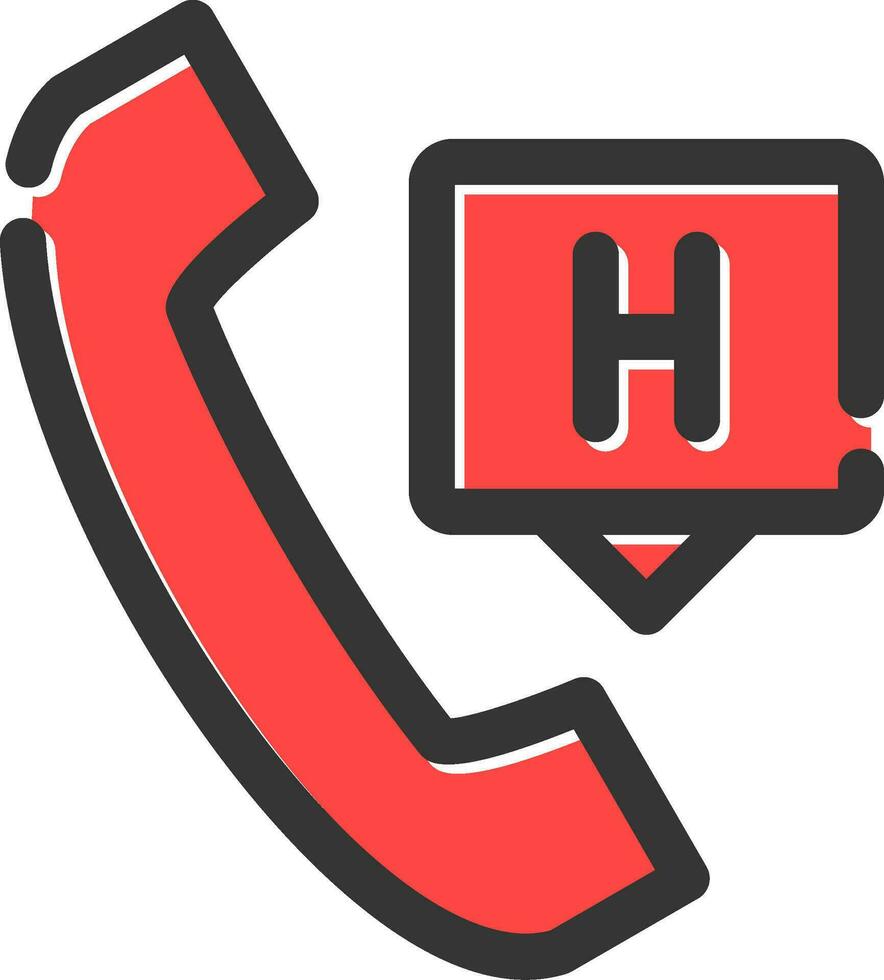 Emergency Call Creative Icon Design vector