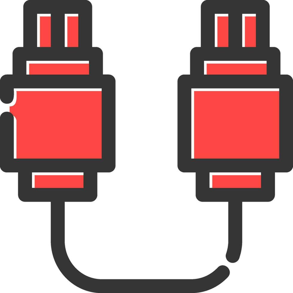 diseño de icono creativo de conexión usb vector