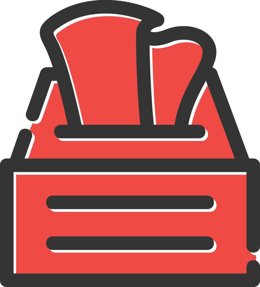 Tissue Box Creative Icon Design vector