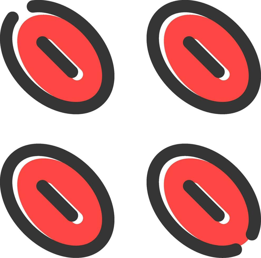 Blood Cells Creative Icon Design vector