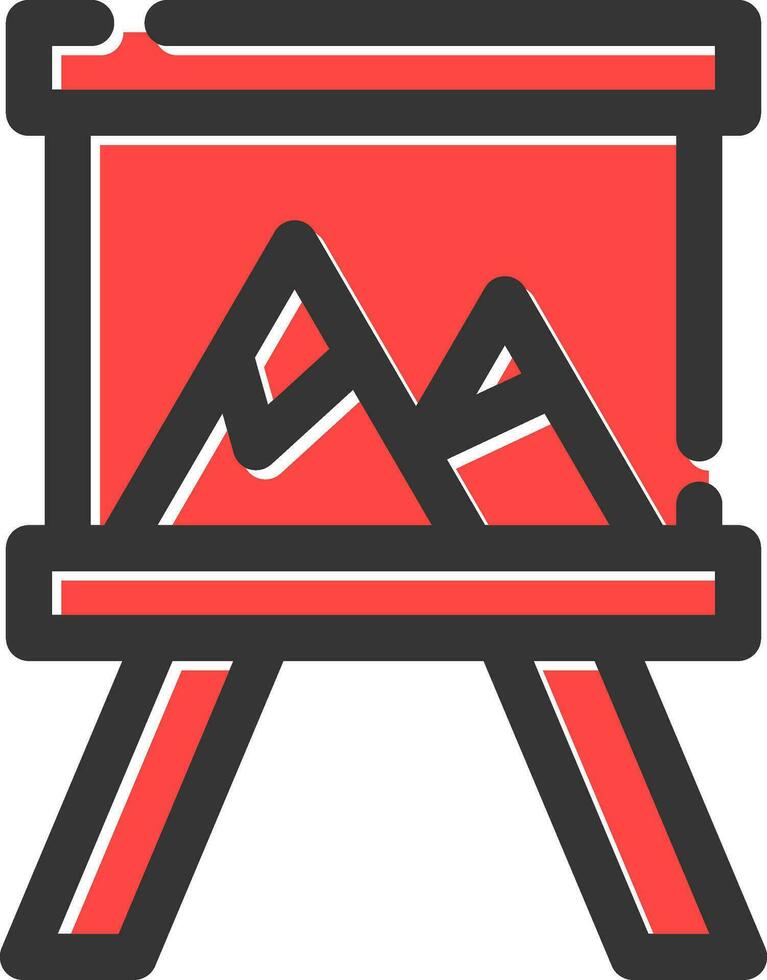 Canvas Creative Icon Design vector