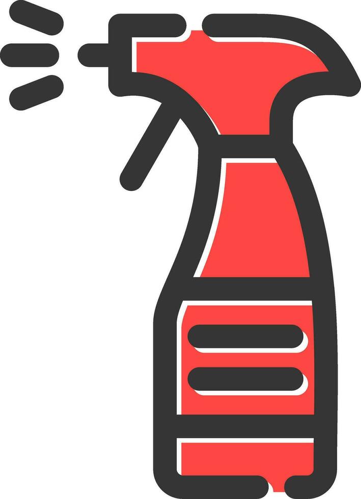 Spray Bottle Creative Icon Design vector