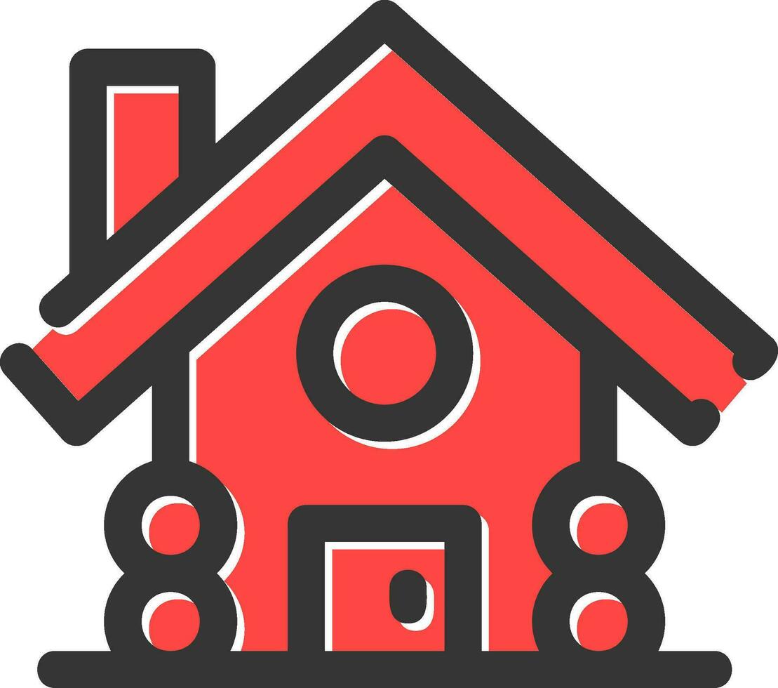 Cabin Creative Icon Design vector