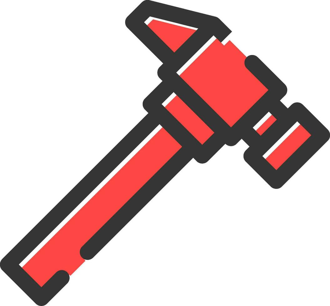 Hammer Creative Icon Design vector