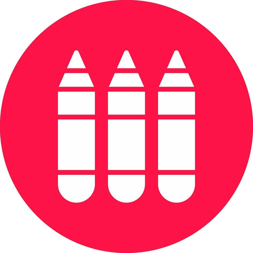 Crayons Creative Icon Design vector