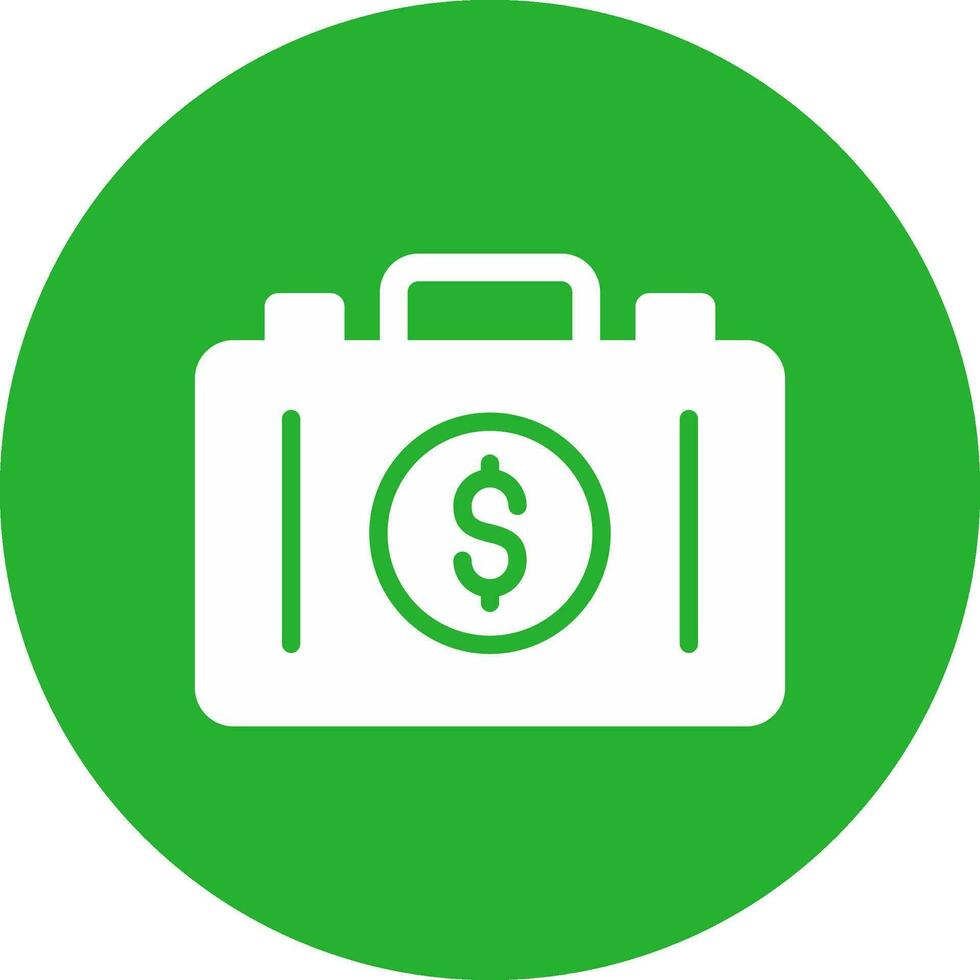Suitcase Creative Icon Design vector