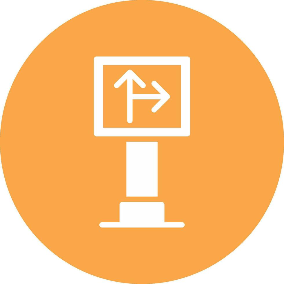 Traffic Sign Creative Icon Design vector