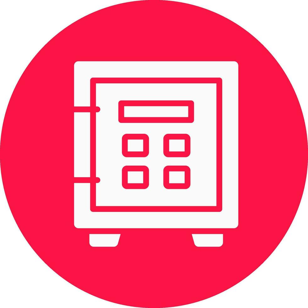 Safe Lock Creative Icon Design vector