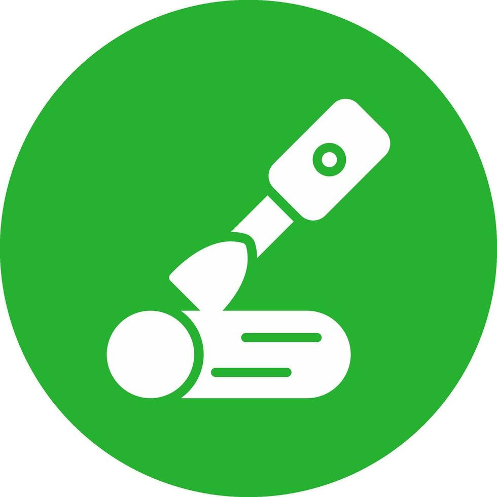 Wood Carving Creative Icon Design vector