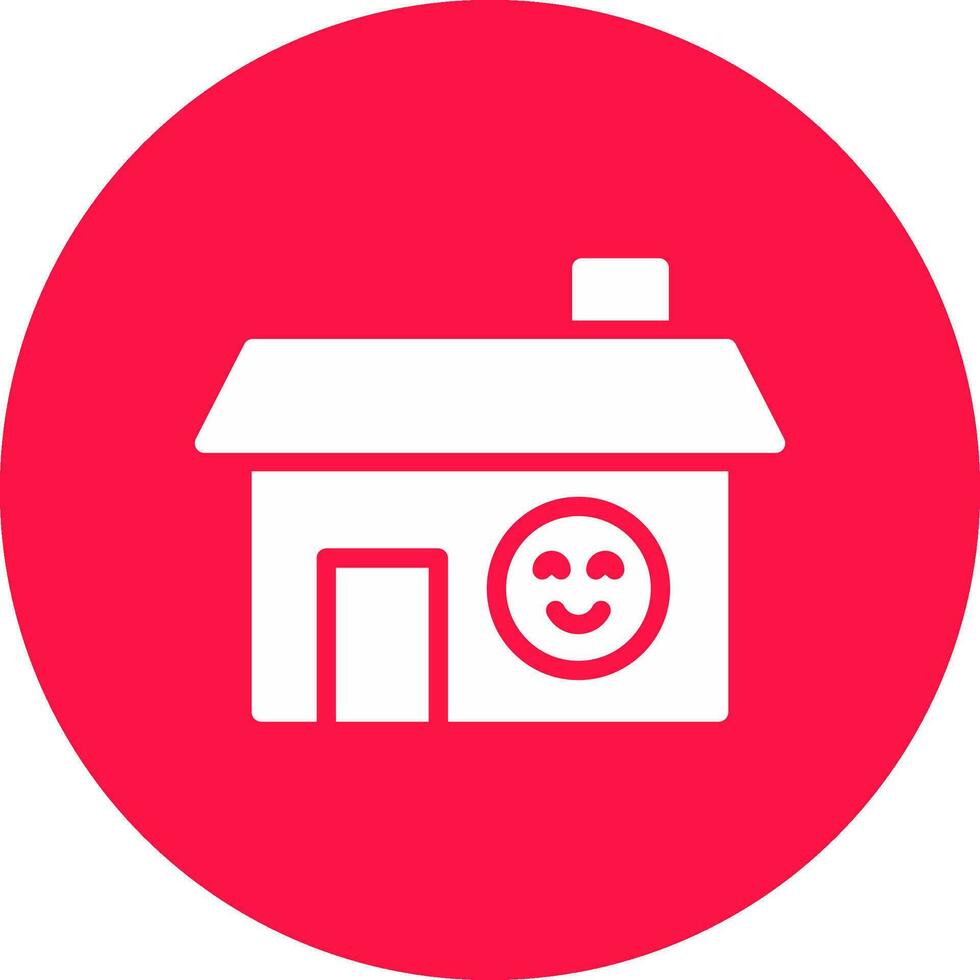 Happy Home Creative Icon Design vector