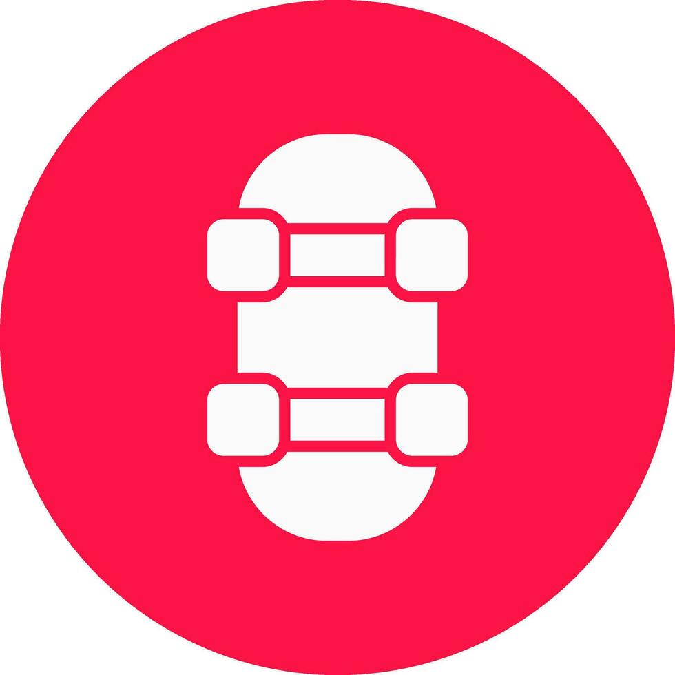 Skateboard Creative Icon Design vector