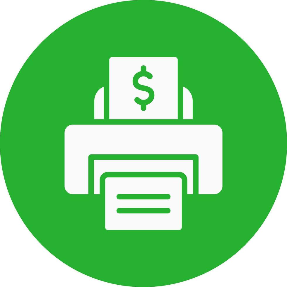 Printer Creative Icon Design vector