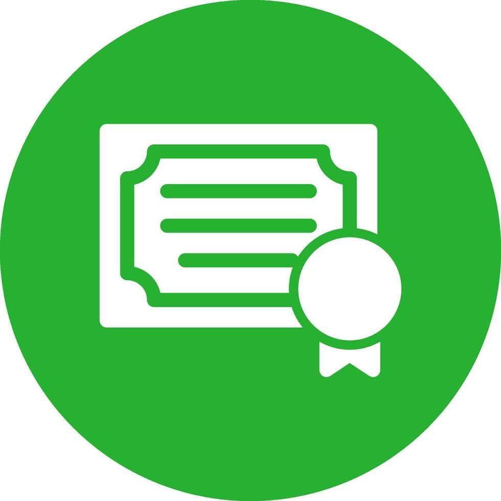 diseño de icono creativo de certificado vector