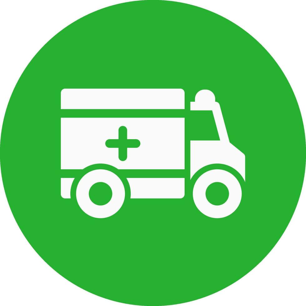 Ambulance Creative Icon Design vector