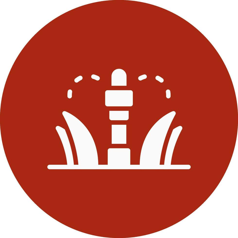 Sprinkler Creative Icon Design vector