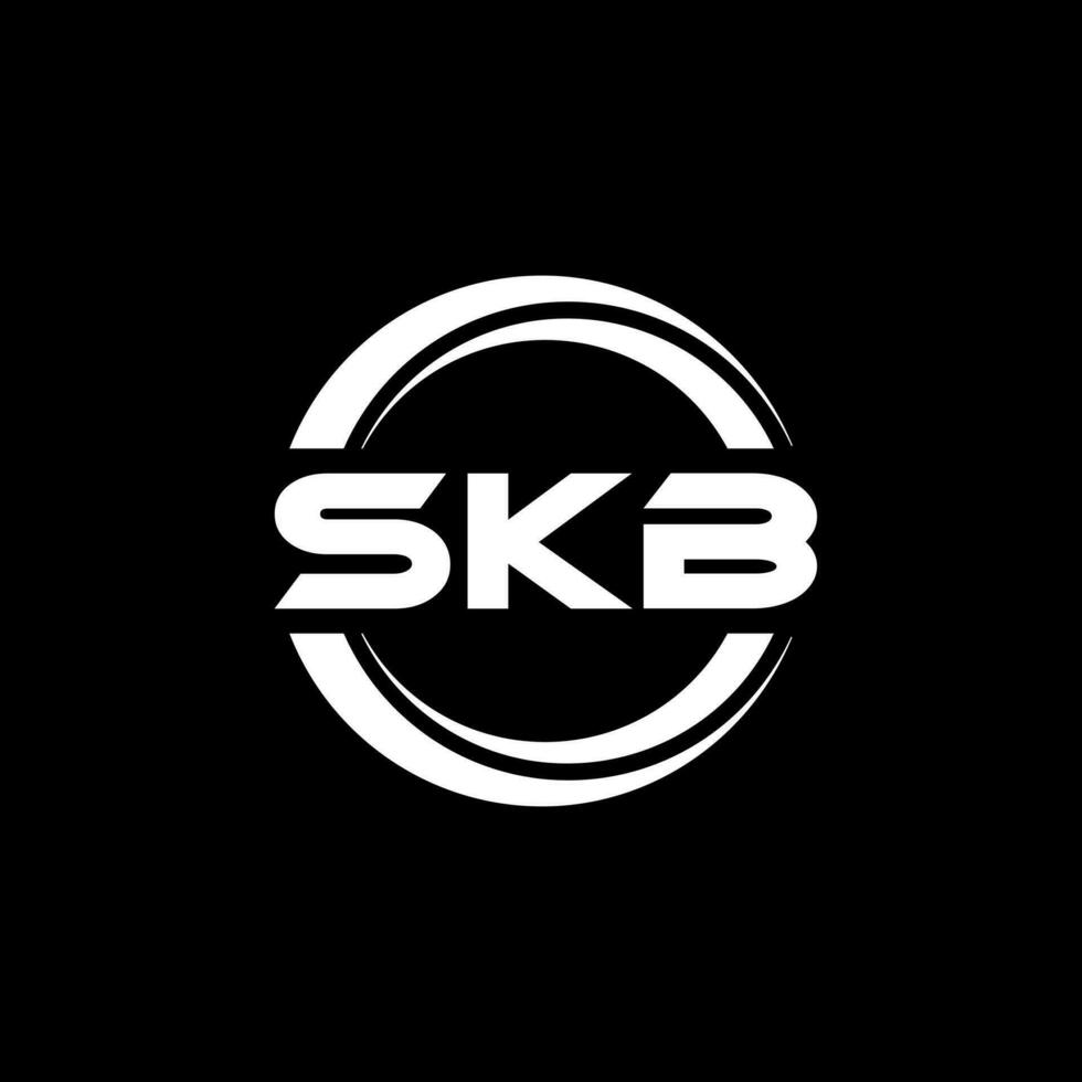 skb letra logo diseño, inspiración para un único identidad. moderno elegancia y creativo diseño. filigrana tu éxito con el sorprendentes esta logo. vector