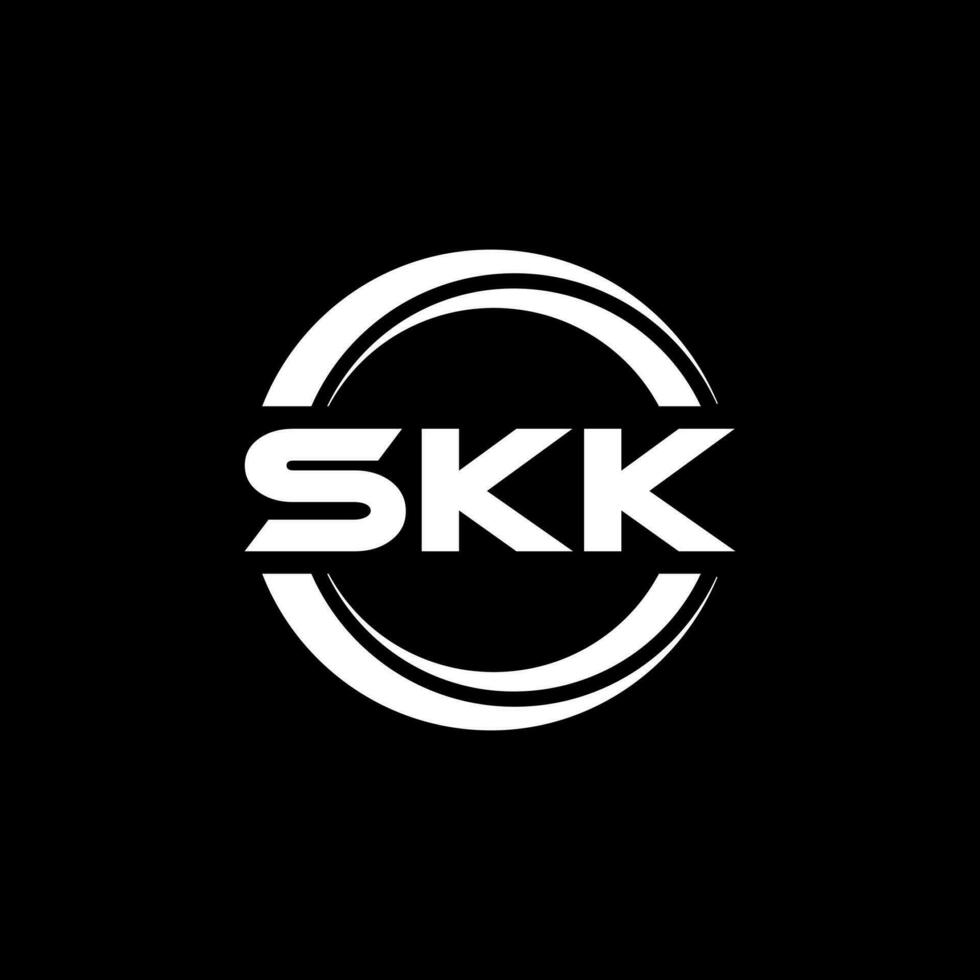 SKK Letter Logo Design, Inspiration for a Unique Identity. Modern Elegance and Creative Design. Watermark Your Success with the Striking this Logo. vector