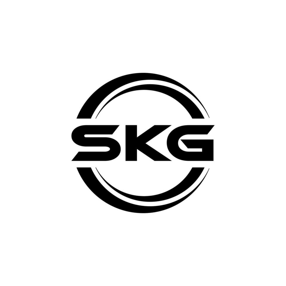 skg letra logo diseño, inspiración para un único identidad. moderno elegancia y creativo diseño. filigrana tu éxito con el sorprendentes esta logo. vector