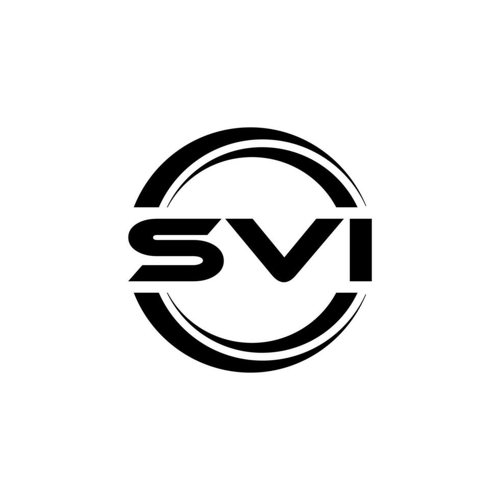 SVI Letter Logo Design, Inspiration for a Unique Identity. Modern Elegance and Creative Design. Watermark Your Success with the Striking this Logo. vector