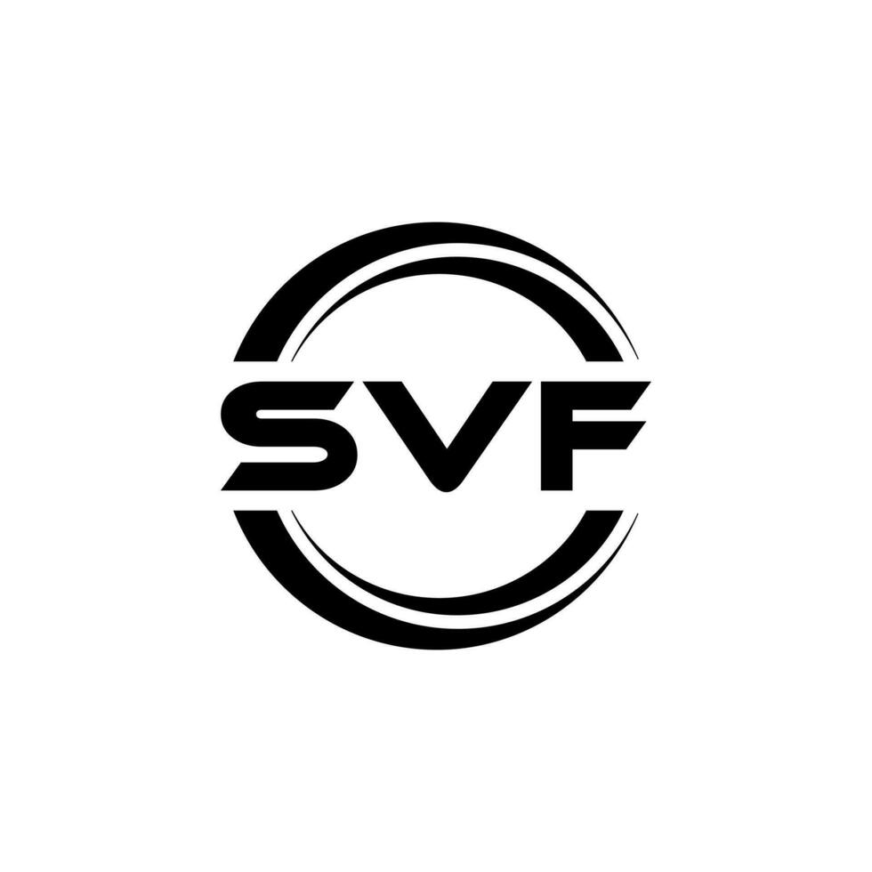 svf letra logo diseño, inspiración para un único identidad. moderno elegancia y creativo diseño. filigrana tu éxito con el sorprendentes esta logo. vector