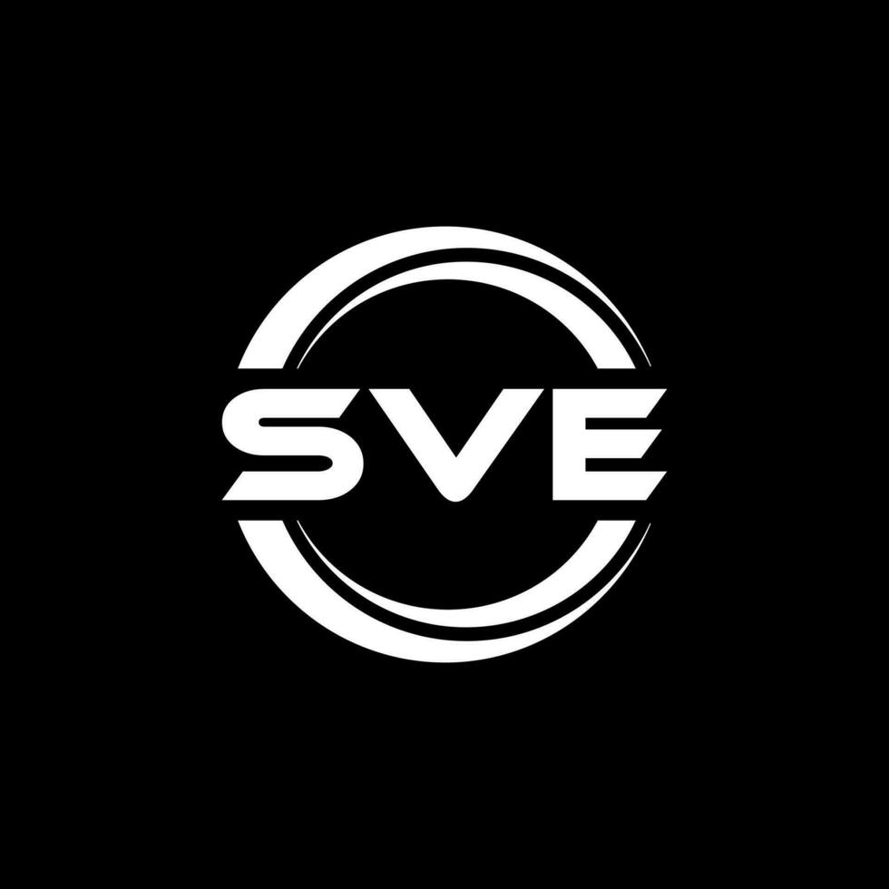 SVE Letter Logo Design, Inspiration for a Unique Identity. Modern Elegance and Creative Design. Watermark Your Success with the Striking this Logo. vector