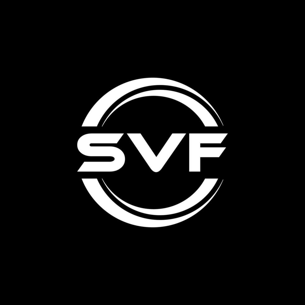 SVF Letter Logo Design, Inspiration for a Unique Identity. Modern Elegance and Creative Design. Watermark Your Success with the Striking this Logo. vector