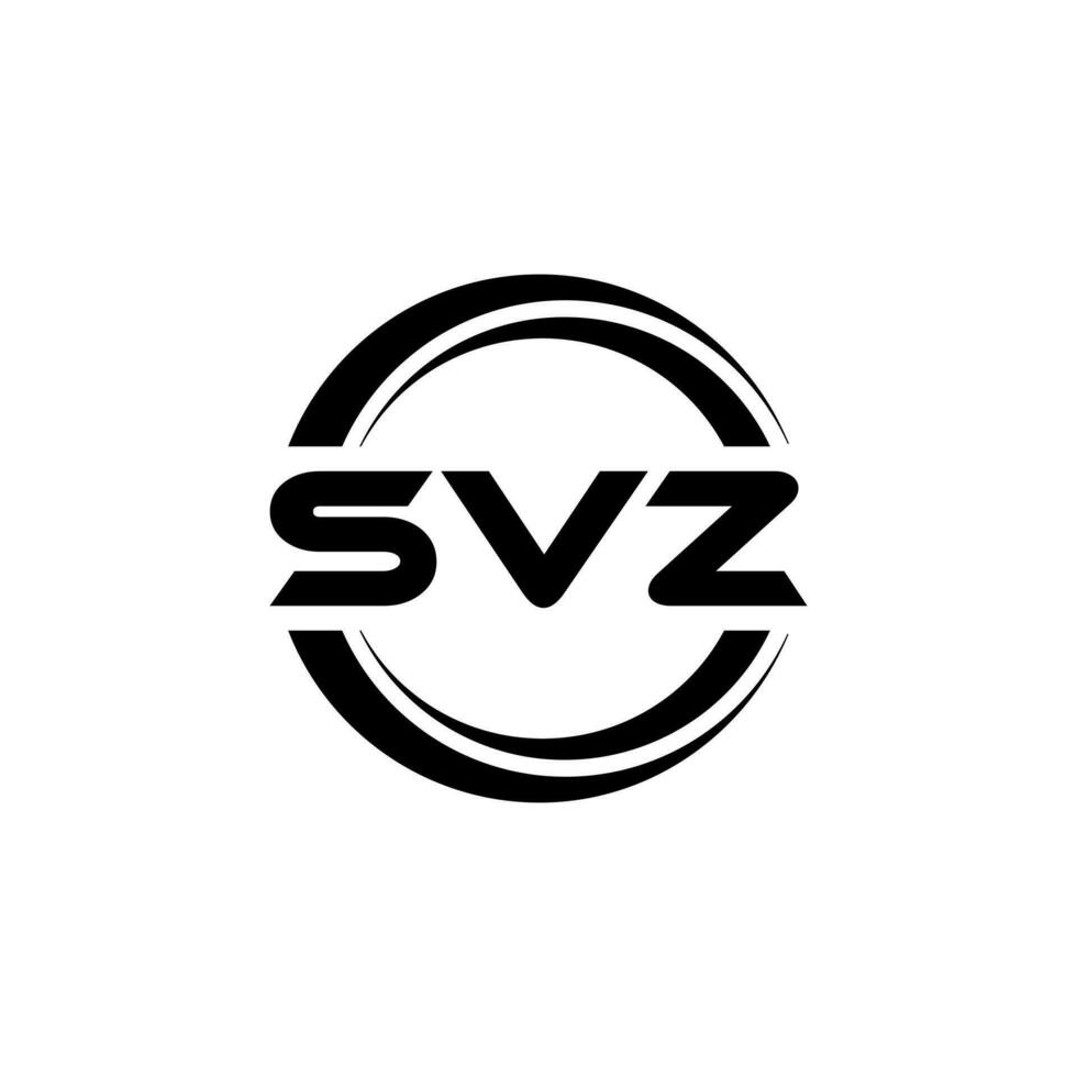 SVZ Letter Logo Design, Inspiration for a Unique Identity. Modern Elegance and Creative Design. Watermark Your Success with the Striking this Logo. vector