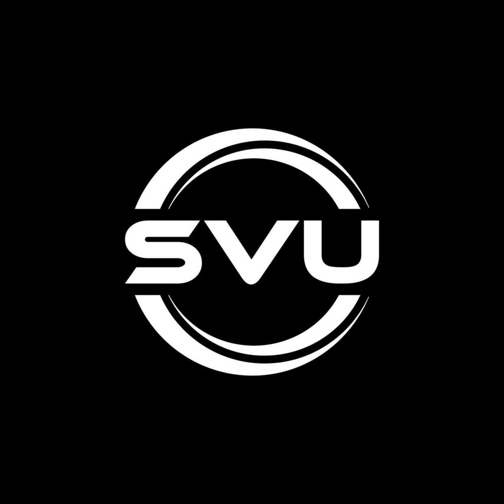 svu letra logo diseño, inspiración para un único identidad. moderno elegancia y creativo diseño. filigrana tu éxito con el sorprendentes esta logo. vector