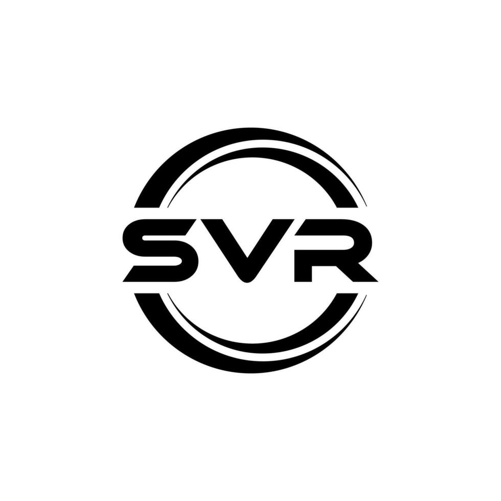 svr letra logo diseño, inspiración para un único identidad. moderno elegancia y creativo diseño. filigrana tu éxito con el sorprendentes esta logo. vector