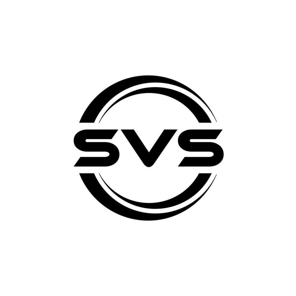 SVS Letter Logo Design, Inspiration for a Unique Identity. Modern Elegance and Creative Design. Watermark Your Success with the Striking this Logo. vector
