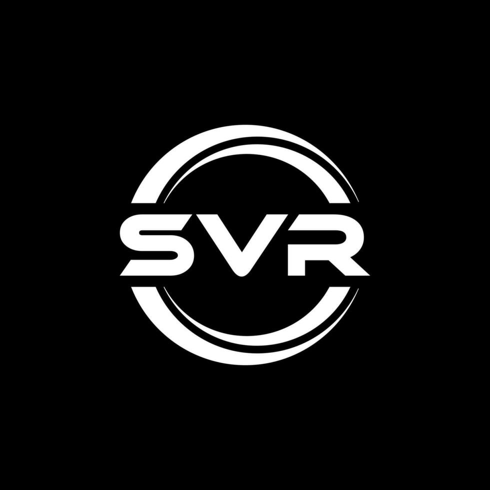 svr letra logo diseño, inspiración para un único identidad. moderno elegancia y creativo diseño. filigrana tu éxito con el sorprendentes esta logo. vector