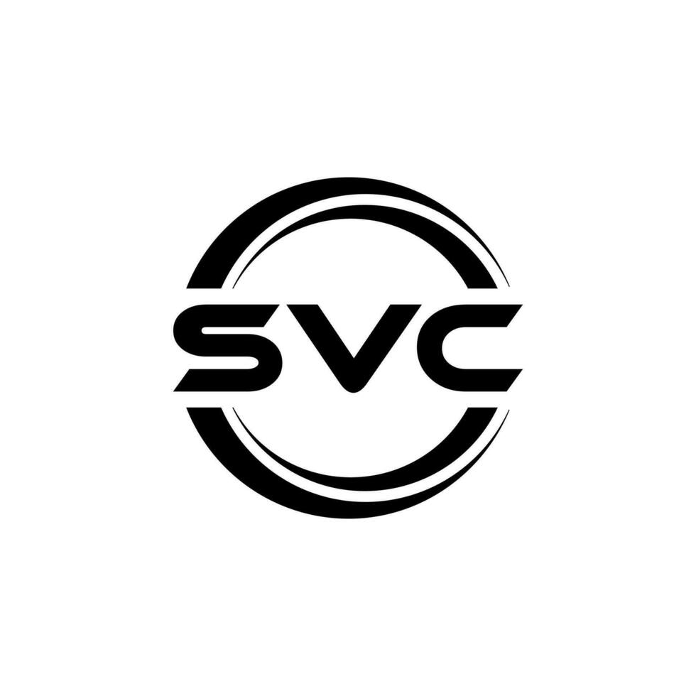 SVC Letter Logo Design, Inspiration for a Unique Identity. Modern Elegance and Creative Design. Watermark Your Success with the Striking this Logo. vector