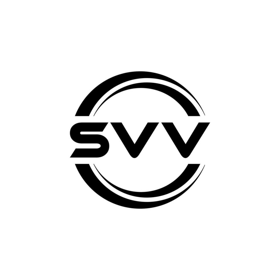 svv letra logo diseño, inspiración para un único identidad. moderno elegancia y creativo diseño. filigrana tu éxito con el sorprendentes esta logo. vector