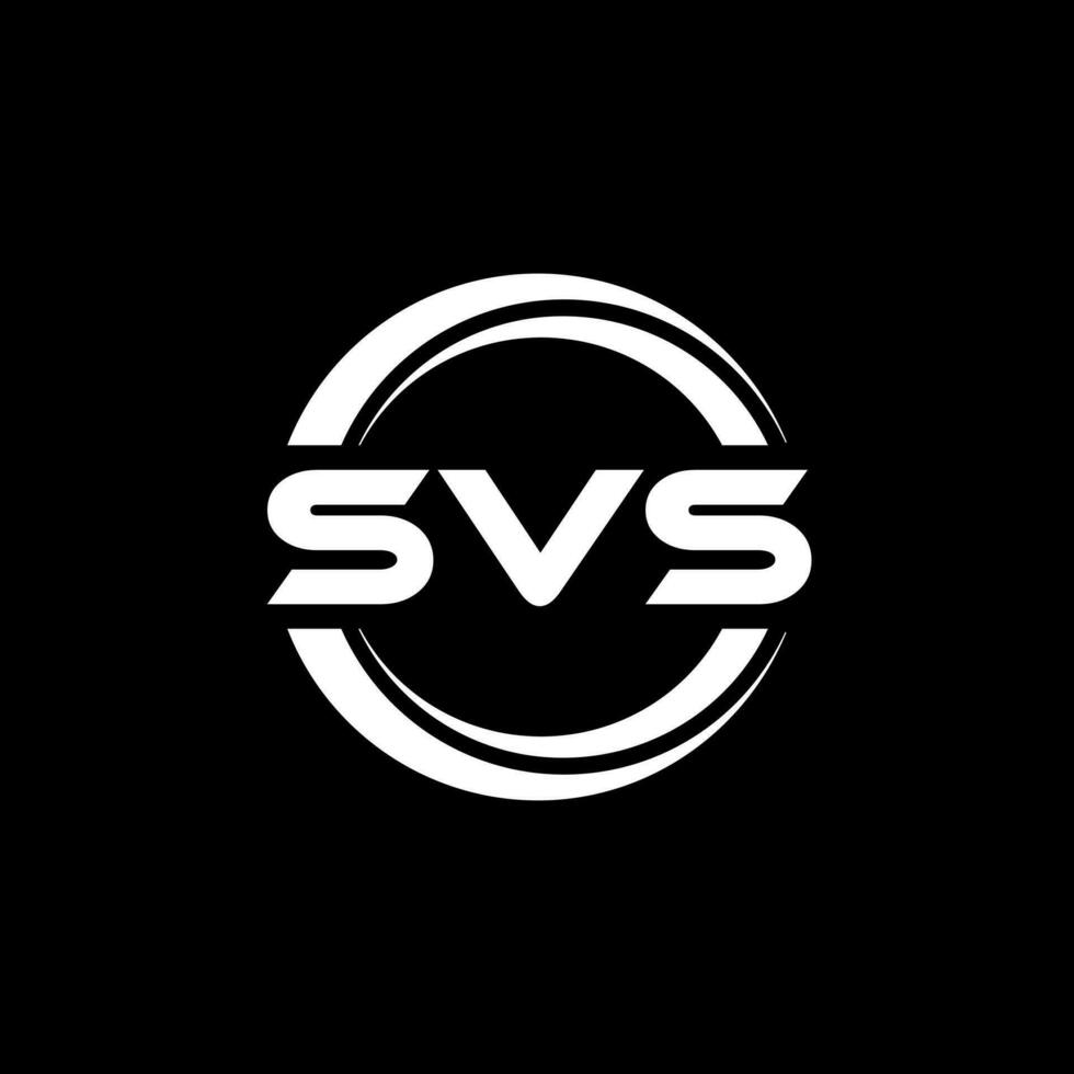 SVS Letter Logo Design, Inspiration for a Unique Identity. Modern Elegance and Creative Design. Watermark Your Success with the Striking this Logo. vector