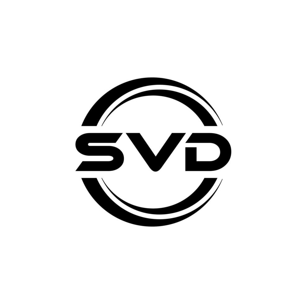 svd letra logo diseño, inspiración para un único identidad. moderno elegancia y creativo diseño. filigrana tu éxito con el sorprendentes esta logo. vector