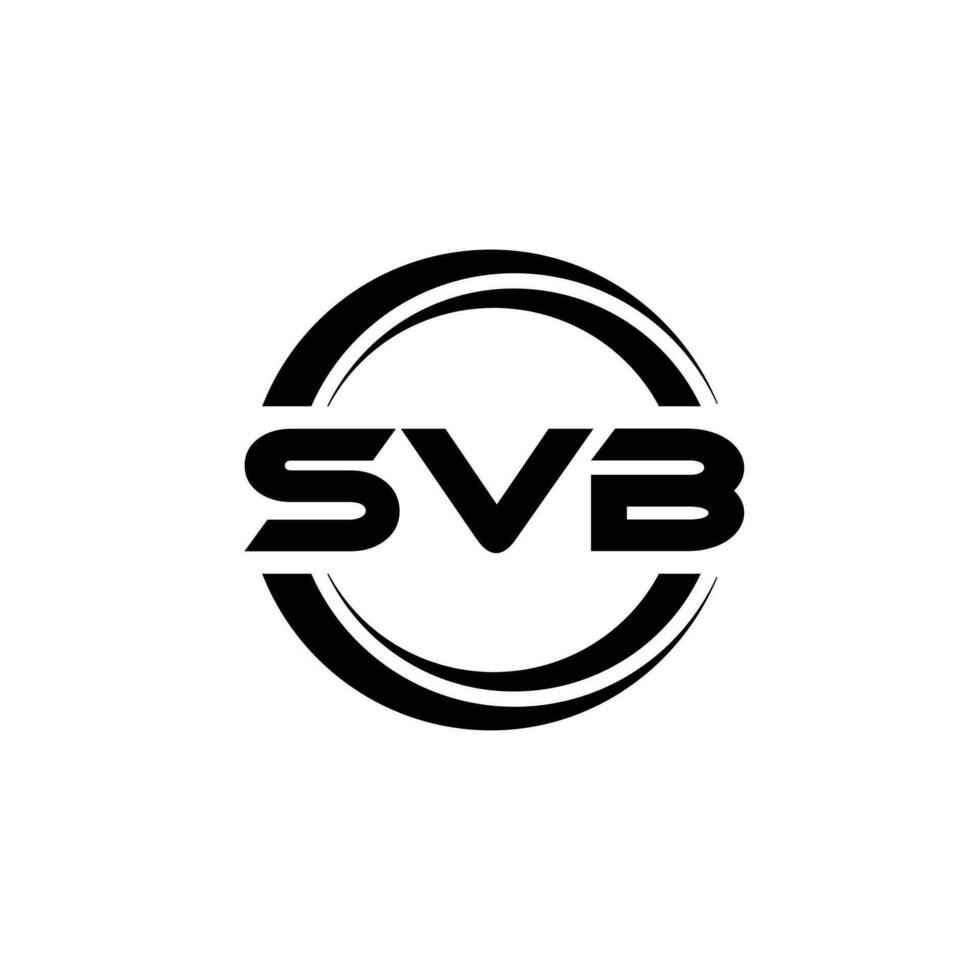 SVB Letter Logo Design, Inspiration for a Unique Identity. Modern Elegance and Creative Design. Watermark Your Success with the Striking this Logo. vector