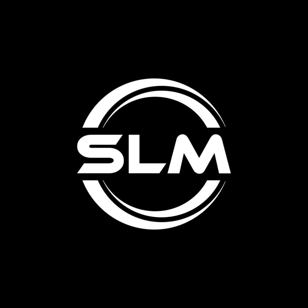 SLM Letter Logo Design, Inspiration for a Unique Identity. Modern Elegance and Creative Design. Watermark Your Success with the Striking this Logo. vector