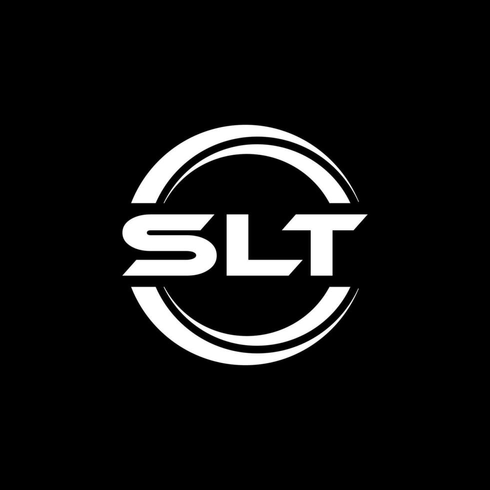 SLT Letter Logo Design, Inspiration for a Unique Identity. Modern Elegance and Creative Design. Watermark Your Success with the Striking this Logo. vector