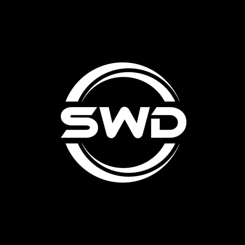 swd letra logo diseño, inspiración para un único identidad. moderno elegancia y creativo diseño. filigrana tu éxito con el sorprendentes esta logo. vector