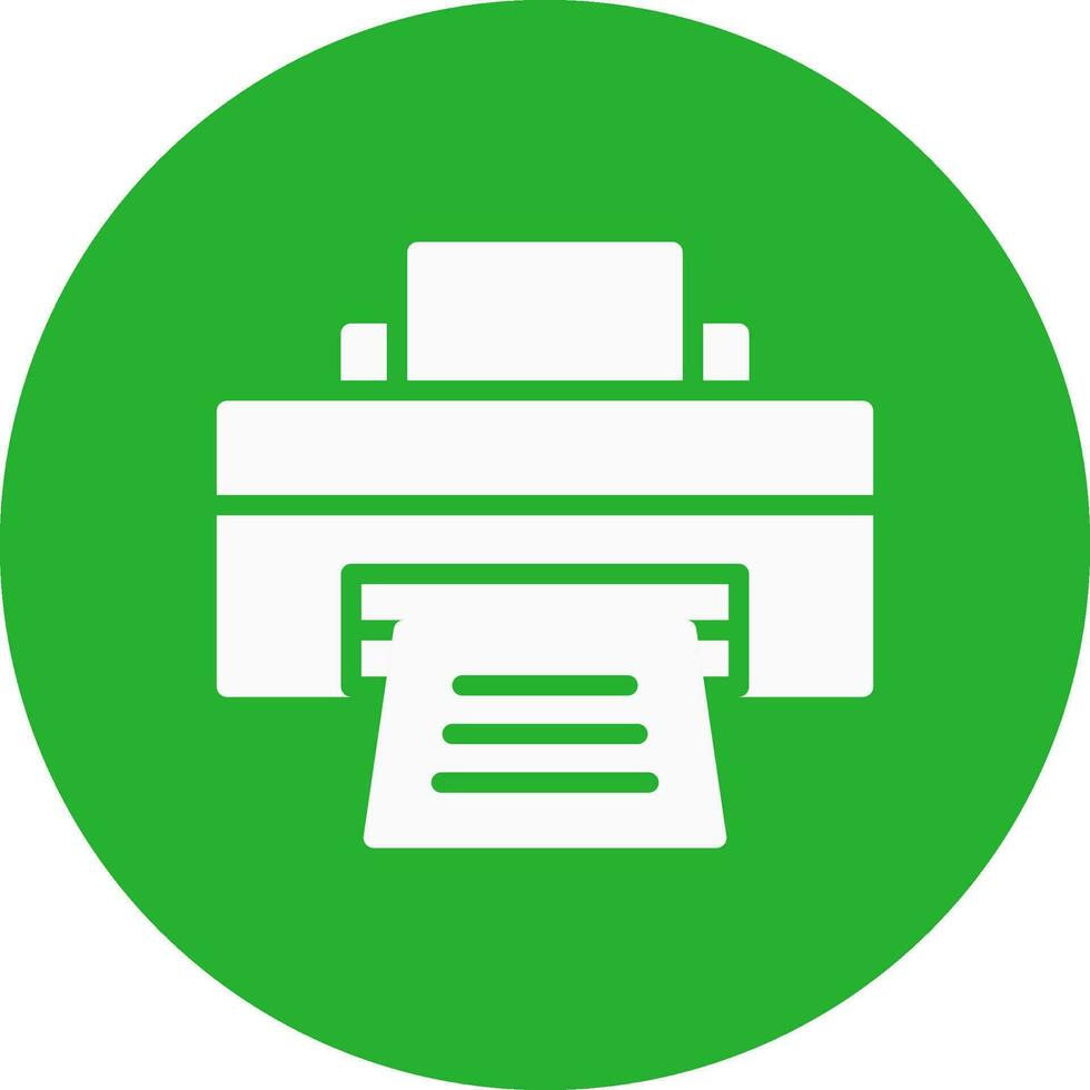 Printer Creative Icon Design vector