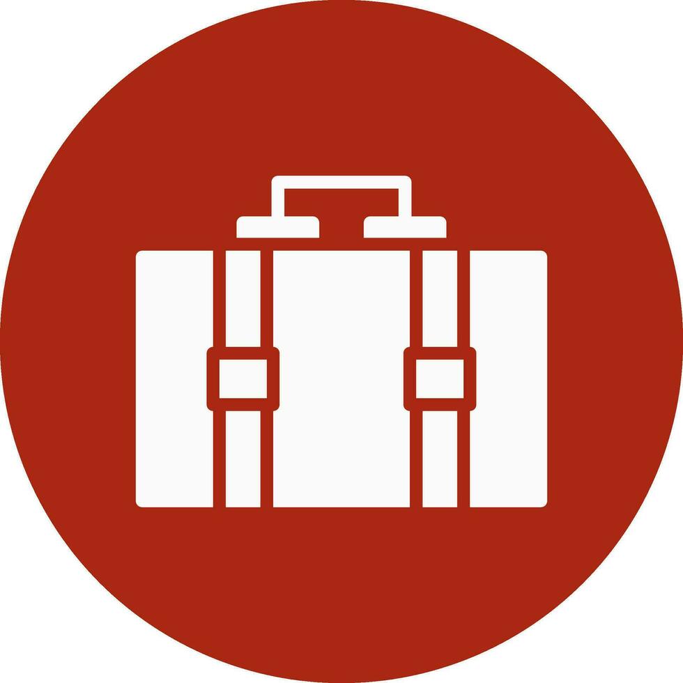 Suitcase Creative Icon Design vector