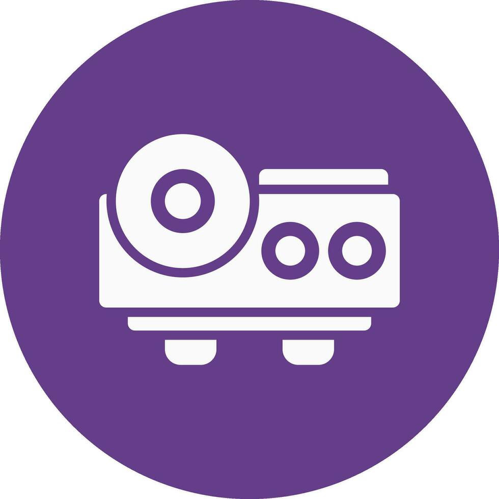 Projector Creative Icon Design vector