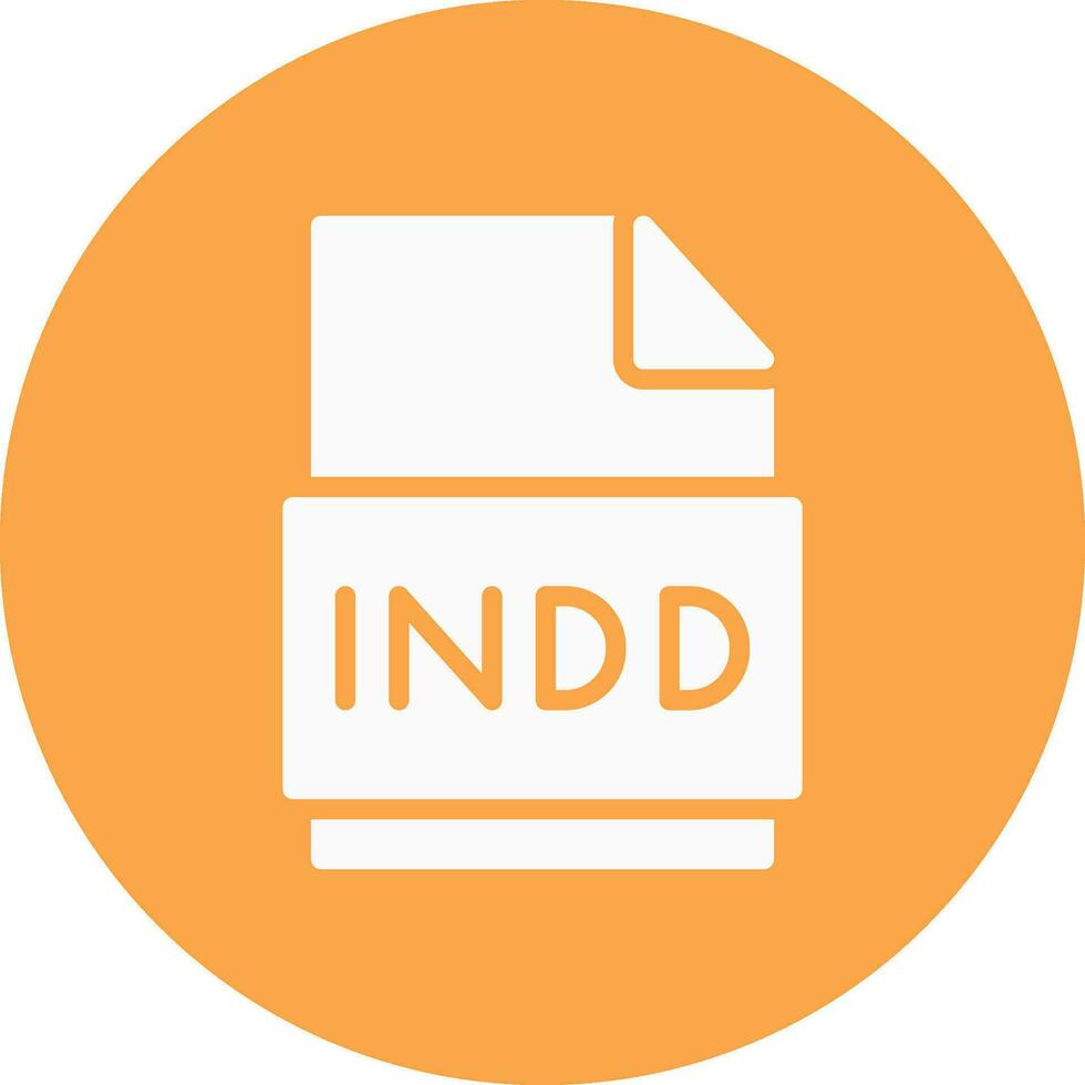 Indd File Creative Icon Design vector