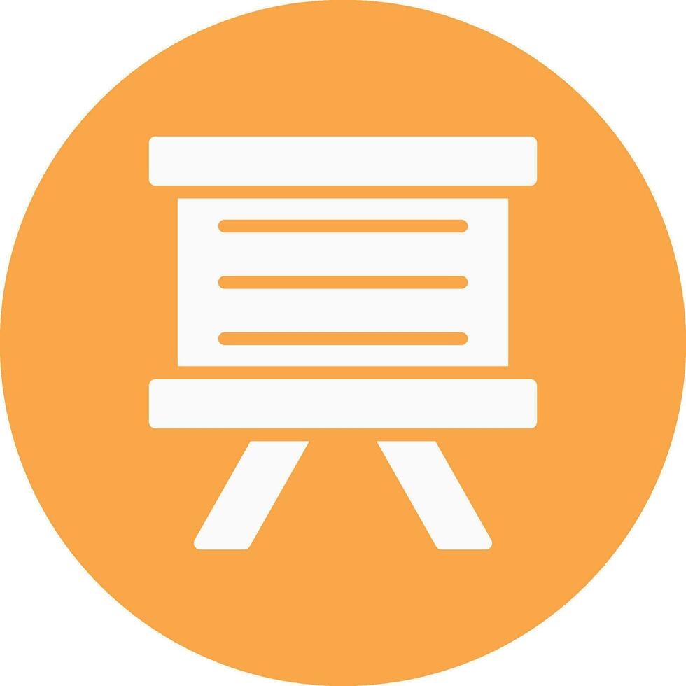 White Board Creative Icon Design vector